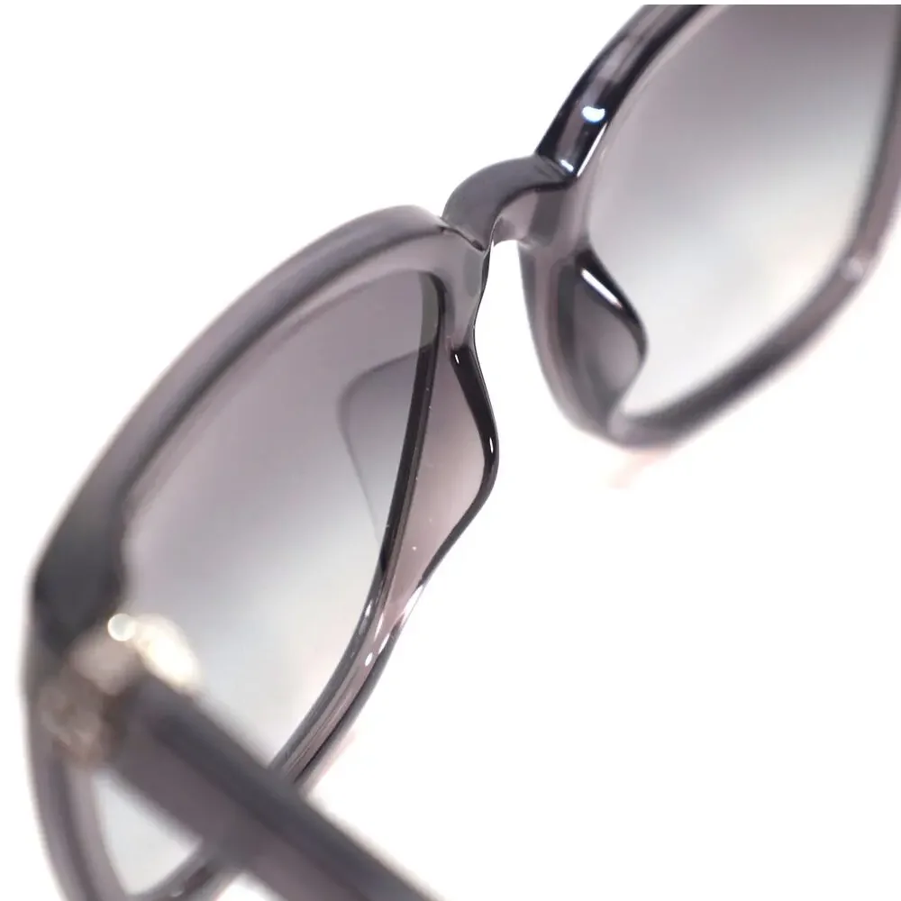 Guess Square Mens Sunglasses - Transparent Grey / Smoke Gradient - NWT